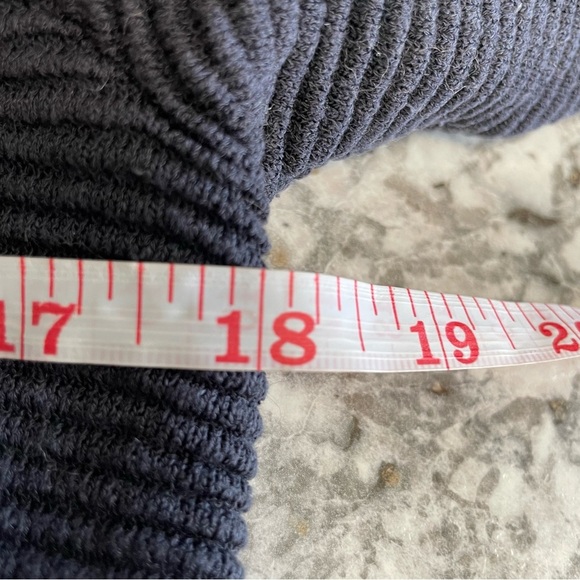 Aritzia Wilfred Blanchard Navy Blue Ribbed Sweater Size XXS - Picture 6 of 8